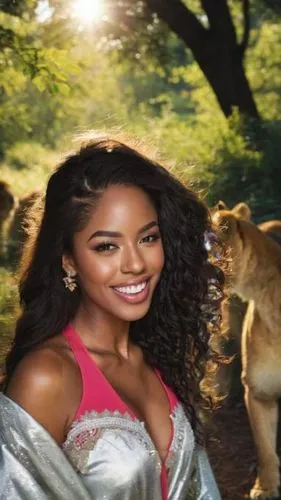 amerie,she feeds the lion,rasheeda,lionesses,exotic animals,lioness