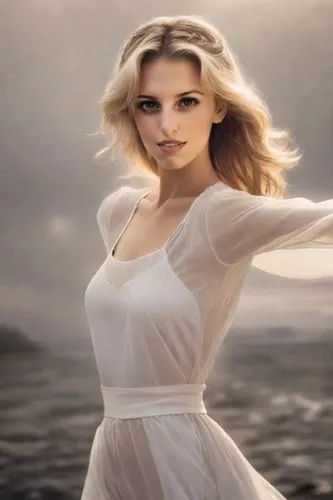 celtic woman,the blonde in the river,clayderman,perrie,riverdance,behenna,janna,lopilato,aliona,melian,treacherous,loboda,delpy,the sea maid,celtic queen,fabray,image manipulation,swiftlet,photoshop manipulation,otilia,Photography,Realistic