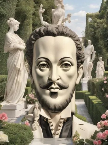 liebeslieder,kirkorov,donizetti,bust of karl,mozartkugeln,mozarts,Digital Art,Classicism