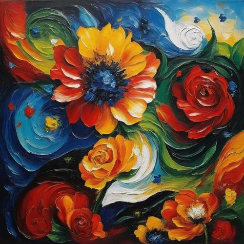 Painting Abstract Body Art Oil Painting
,flower painting,oil painting on canvas,colorful roses,oil on canvas,abstract flowers,oil painting,red-yellow rose,colorful floral,flower background,colorful fl