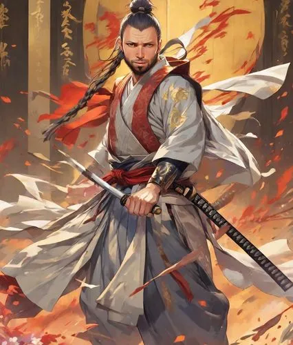 yi sun sin,samurai,xing yi quan,samurai fighter,shuanghuan noble,goki,wuchang,kenjutsu,mulan,haidong gumdo,shaolin kung fu,zui quan,tai qi,xiangwei,sensei,hwachae,jeongol,monk,wushu,taijitu,Digital Art,Anime