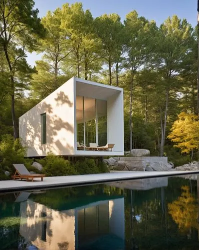 forest house,cubic house,dunes house,summer house,house in the forest,modern house,mirror house,mid century house,cantilevers,pool house,cube house,inverted cottage,modern architecture,amagansett,cantilevered,bohlin,bunshaft,neutra,timber house,prefab,Photography,General,Realistic