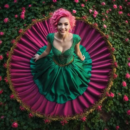 dahlia pinata,girl in a wreath,pompom dahlia,rose wreath,quinceañera,rosa 'the fairy,fairy peacock,hoopskirt,dahlia bloom,filled dahlia,fae,wreath of flowers,disney rose,rosa ' the fairy,vancouver dahlia,rosa peace,rose png,dahlia dahlia,hula,blooming wreath,Photography,General,Fantasy