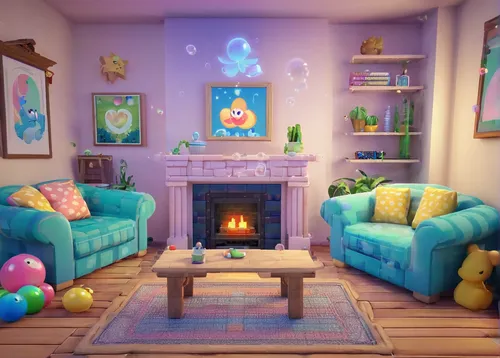 livingroom,living room,kids room,sitting room,fireplace,family room,bonus room,dandelion hall,the little girl's room,playing room,children's room,home interior,fire place,baby room,interior design,great room,sofa set,children's bedroom,game room,3d render,Unique,Pixel,Pixel 02