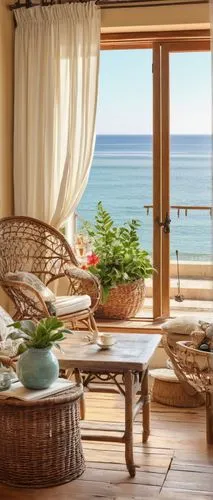 window with sea view,beach house,wooden shutters,verandahs,sunroom,wood and beach,wooden windows,beach hut,seaside view,verandah,holiday villa,oceanfront,hideaways,beach furniture,beachfront,summer cottage,seaside country,beachhouse,oceanview,summer house,Art,Classical Oil Painting,Classical Oil Painting 34