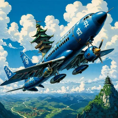 skyraider,corsairs,hoshihananomia,dauntlesses,ju 52,warbirds,cascadia,warbird,usafa,usaaf,corsair,blue angels,airblue,enola,helldiver,elves flight,beechcraft,seafire,vought,defend,Illustration,Japanese style,Japanese Style 05