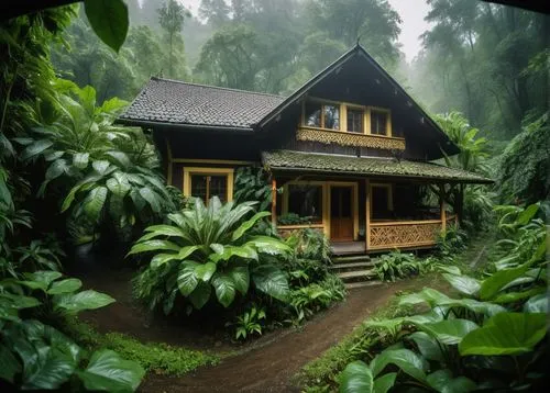 house in the forest,tropical house,traditional house,wooden house,house in mountains,valdivian temperate rain forest,beautiful home,house in the mountains,rain forest,little house,small cabin,cabin,ubud,small house,wooden hut,ancient house,the cabin in the mountains,old house,indonesia,log home,Photography,General,Natural