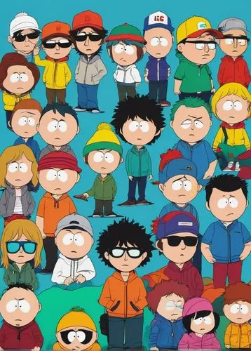 southpark,broflovski,cartman,vector people,retro cartoon people,cartoon people,balaclavas,people characters,toonerville,poptropica,avatars,multituberculates,cartoon video game background,overcrowd,mob,multitudinous,children's background,characters,ferb,togashi,Photography,Documentary Photography,Documentary Photography 06