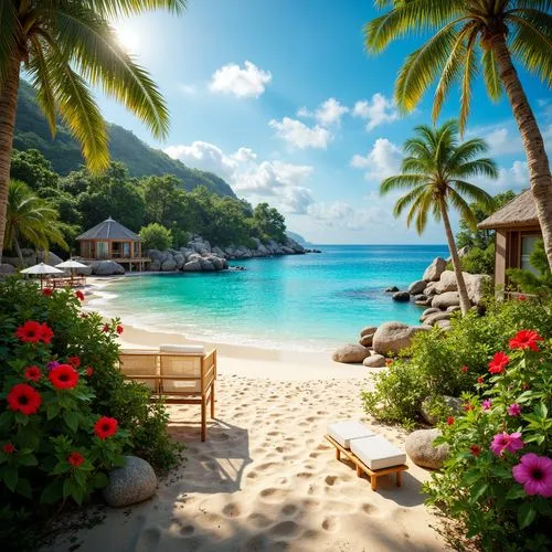 tropical beach,dream beach,caribbean beach,beautiful beach,tropical island,beautiful beaches,caribbean,beach landscape,paradise beach,the caribbean,beach scenery,tropical sea,mountain beach,caribbean sea,tropics,tropical house,seclude,ocean paradise,carribean,paradises