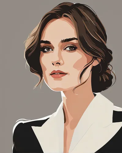 daisy jazz isobel ridley,vector illustration,vector art,fashion vector,digital painting,custom portrait,vector girl,coloring outline,wpap,business woman,vector graphic,coloring,katniss,stylised,vesper,adobe illustrator,audrey,businesswoman,portrait background,woman portrait,Illustration,Japanese style,Japanese Style 06