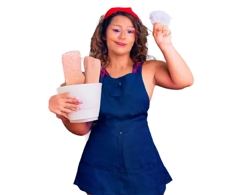 woman with ice-cream,girl with cereal bowl,girl in overalls,waitress,woman drinking coffee,milkmaid,cupbearer,holding cup,milkshake,overalls,bucket,saleswoman,milk shake,bucketful,portrait background,photo shoot with edit,retro woman,brita,coffee background,foodgoddess,Conceptual Art,Daily,Daily 06