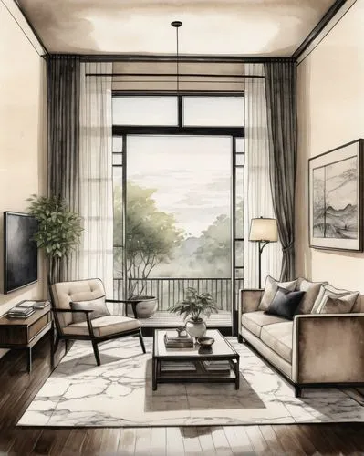 livingroom,living room,apartment lounge,sitting room,an apartment,donghia,home interior,penthouses,apartment,habitaciones,renderings,berkus,modern room,contemporary decor,sunroom,3d rendering,hovnanian,modern living room,gustavian,wallcoverings,Illustration,Paper based,Paper Based 30