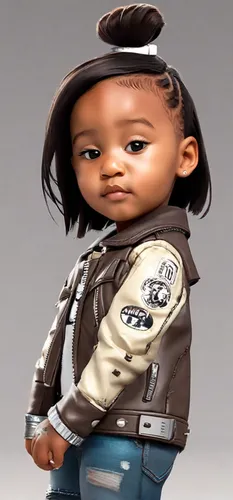 Brown skin baby girl at motorcycle club,agnes,offset,abel,miguel of coco,coco,buckwheat,kendrick lamar,paramedics doll,bob,cute cartoon character,rose png,clementine,cgi,animated cartoon,tiana,lando,3