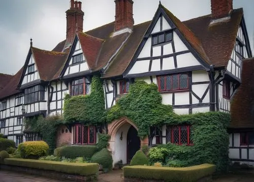 timber framed building,half timbered,half-timbered house,timbered,crooked house,cecilienhof,wightwick,half-timbered houses,lavenham,ightham,elizabethan manor house,agecroft,thatched,goudhurst,shrewsbury,chilham,ledbury,dunster,half-timbered wall,brewood,Conceptual Art,Sci-Fi,Sci-Fi 29