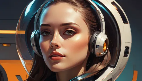 headset,headset profile,wireless headset,scifi,operator,sci fi,sci - fi,sci-fi,sci fiction illustration,astronaut helmet,vector girl,headsets,cyborg,echo,ai,shepard,headphone,futuristic,spacesuit,space-suit,Conceptual Art,Daily,Daily 12