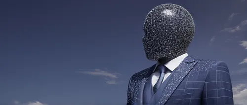 a black man on a suit,balaclava,black businessman,3d man,trypophobia,suit of spades,ski mask,suit actor,the suit,suit,colander,cheese grater,tie,man silhouette,men's suit,necktie,veil,knife head,businessman,african businessman,Photography,Artistic Photography,Artistic Photography 11