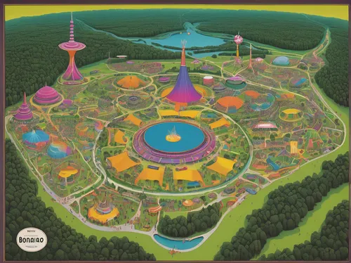 rainbow world map,olympiapark,fairy world,fantasy world,fantasy city,cd cover,kaleidoscope website,epcot center,tomorrowland,rides amp attractions,theme park,amusement park,epcot ball,musical dome,artificial island,flower dome,diamond lagoon,artificial islands,attraction theme,loro park,Art,Artistic Painting,Artistic Painting 48