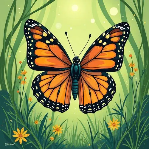 butterfly clip art,butterfly background,butterfly vector,orange butterfly,monarch butterfly,butterfly,Illustration,American Style,American Style 08