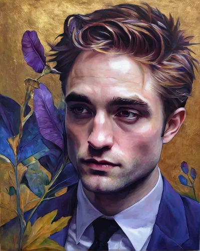 oil painting on canvas,oil on canvas,portrait background,fantasy portrait,oil painting,romantic portrait,golden leaf,artist portrait,silk tie,art painting,artistic portrait,warbler,custom portrait,oil paint,goldenrod,digital painting,young man,bridegroom,photo painting,gothic portrait,Illustration,Realistic Fantasy,Realistic Fantasy 30