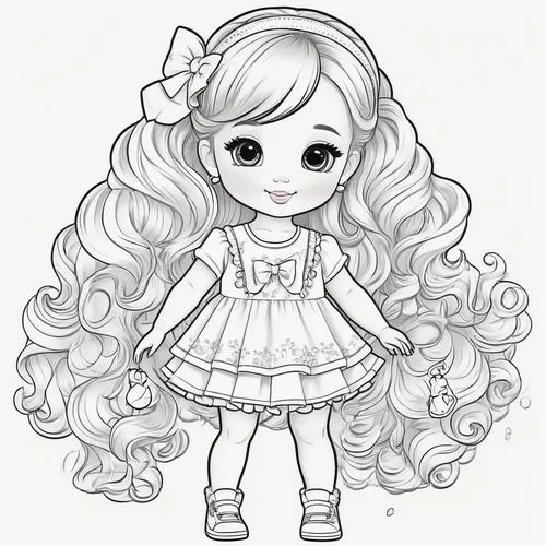 chibi girl,girl doll,blythe,wipp,chib,heart clipart,Illustration,Japanese style,Japanese Style 01