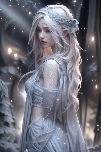 white rose snow queen,the snow queen,ice queen,winterblueher,male elf,suit of the snow maiden,elven,eternal snow,elsa,ice princess,winter rose,winter magic,winter background,white winter dress,violet head elf,fantasy art,fantasy picture,fantasy portrait,father frost,faerie