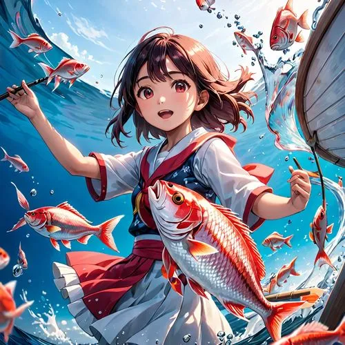 koi,sea-life,sea food,red fish,marine fish,sea foods,sanya,fish supply,goldfish,underwater background,scarlet sail,coelacanth,koi fish,nautical banner,tobaccofish,school of fish,calyx-doctor fish white,fish,small fish,fish in water,Anime,Anime,General