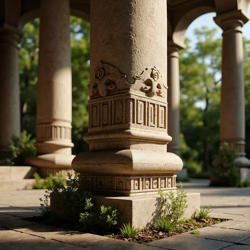 columns,pillars,doric columns,kykuit,pedestals,roman columns,pillar capitals,columned,colonnades,colonnade,stone pedestal,cloister,peristyle,column,ornamentation,three pillars,columnas,entablature,pilasters,porch