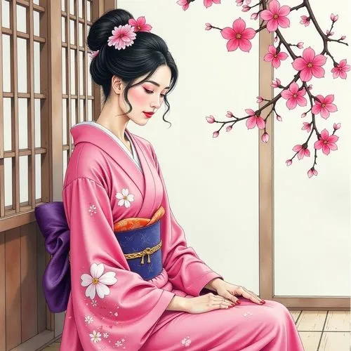 chuseok,hanfu,hanbok,hansung,geiko,gisaeng,Illustration,Realistic Fantasy,Realistic Fantasy 30