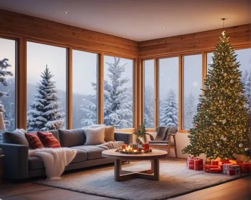 christmas fireplace,christmas landscape,winter window,christmas room,christmas scene,winter house,coziness,fire place,christmas snowy background,warm and cozy,fir tree decorations,christmases,christmas decor,christmas motif,festive decorations,winter wonderland,christmas wallpaper,myfestiveseason romania,christmas snow,christmas house,Illustration,Retro,Retro 22