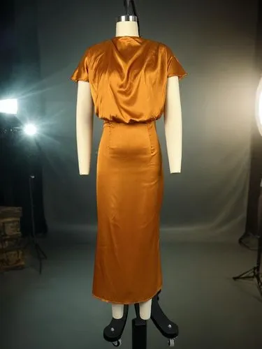 a mannequin wearing a dress in a room,dress form,a floor-length dress,vionnet,poiret,tahiliani,garment