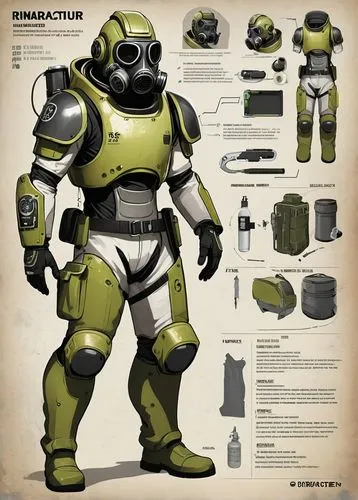 respirator,battlesuit,rebreathers,protective suit,mechwarrior,protective clothing,respirators,submunition,fabricator,robonaut,waspinator,disintegrator,decontaminate,personal protective equipment,rebreather,positronium,heavy armour,construction helmet,astronaut suit,compactor,Unique,Design,Character Design