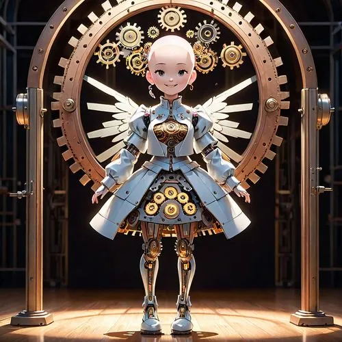 cog,clockmaker,alibaba,paladin,cogs,child fairy,decorative nutcracker,elf,kewpie doll,joan of arc,cirque du soleil,the japanese doll,fantasy warrior,emperor,3d fantasy,garuda,laika,light-alloy rim,clockwork,wooden doll,Anime,Anime,Cartoon