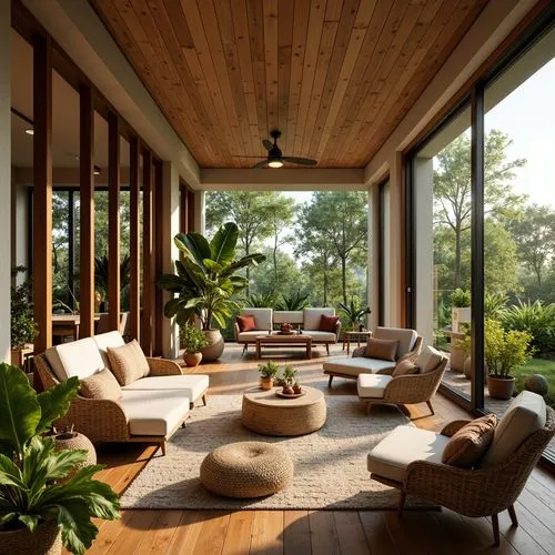 sunroom,mid century modern,mid century house,breakfast room,midcentury,mid century,living room,interior modern design,conservatory,wintergarden,contemporary decor,family room,tropical house,verandah,livingroom,modern living room,amanresorts,forest house,florida home,wood deck