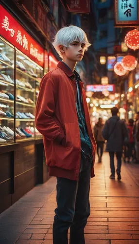 chinatown,anime japanese clothing,hong kong,hk,cyberpunk,2d,kakashi hatake,china town,killua hunter x,xiaolongbao,vendor,stinky tofu,cosplay image,shanghai,street pigeon,killua,street life,photo manipulation,kowloon,taipei,Photography,General,Cinematic