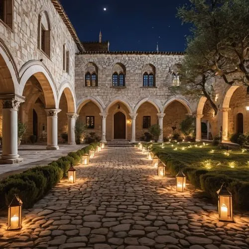 cloister,cloisters,monastery israel,luminarias,cloistered,umayyad palace,Photography,General,Realistic