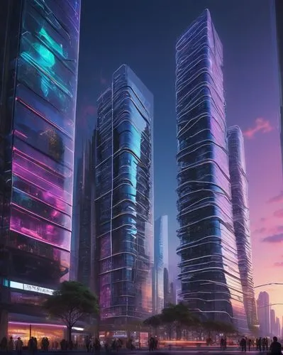 futuristic architecture,cybercity,futuristic landscape,guangzhou,arcology,urban towers,cyberport,cybertown,barangaroo,songdo,skyscrapers,sky space concept,urbis,vdara,damac,skylstad,citydev,chengdu,fantasy city,ctbuh,Illustration,Paper based,Paper Based 08