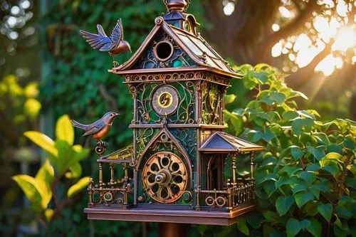 wooden birdhouse,bird house,cuckoo clock,cuckoo clocks,birdhouses,birdhouse,insect house,fairy house,bird home,grandfather clock,garden decor,bee house,garden decoration,bee hotel,pigeon house,bird feeder,music box,children's playhouse,insect hotel,laurel clock vine,Art,Artistic Painting,Artistic Painting 40