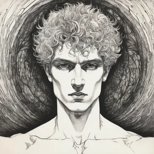 brook,graphite,lokportrait,sherlock,stave,benedict,joseph,twelve,david bowie,mucha,hedwig,vintage drawing,self-portrait,afro,pencil drawings,cream,hand-drawn illustration,jheri curl,orlovsky,pencil and paper,Illustration,Black and White,Black and White 28