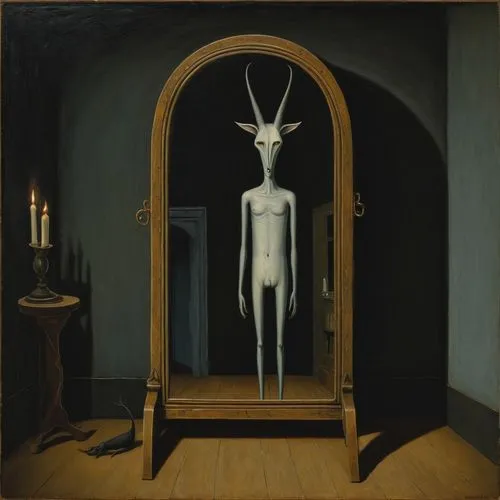 surrealists,surrealism,dali,the mirror,odditorium,longicornis,Art,Artistic Painting,Artistic Painting 02