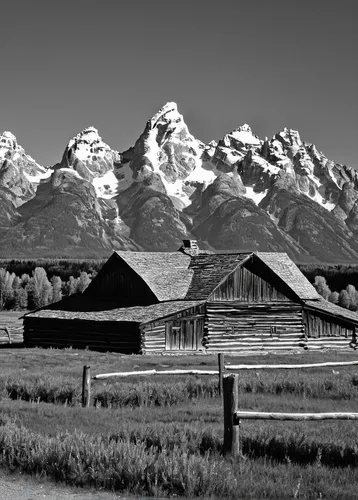 The Grand Teton National Park, Wy Mormon Row <br />  Photo # 55,teton,grand teton,grand tetons,wyoming,patagonia,mountain huts,rocky mountain,american frontier,paine national park,paine massif,denali,