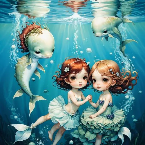 underwater world,underwater background,mermaids,believe in mermaids,under water,underwater,under the water,under the sea,under sea,mermaid background,aquarium inhabitants,sea-life,undersea,mermaid vectors,ocean underwater,let's be mermaids,aquatic life,water pearls,lily family,underwater fish,Illustration,Abstract Fantasy,Abstract Fantasy 11