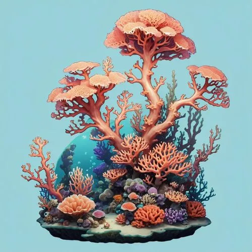 coral reef,bubblegum coral,reef tank,coral,coral reefs,coral fish,Illustration,Abstract Fantasy,Abstract Fantasy 11