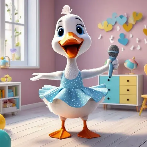 jodocus,singing,donald duck,rockerduck,cute cartoon character,sing,cute cartoon image,renderman,duckburg,pororo the little penguin,diduck,olof,dolan,donald,mable,duck bird,daffy,glomgold,disneytoon,fairy penguin,Unique,3D,3D Character