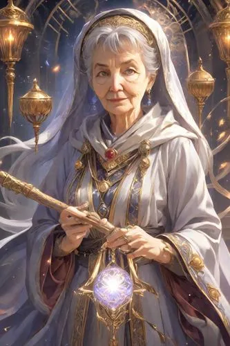 galadriel,deirdre,estess,archmage,priestess,galathea,magistra,kondos,sebelia,mediatrix,sorceress,yushenkov,prospera,olwen,jaina,matriarch,delenn,libra,prioress,thingol,Digital Art,Anime