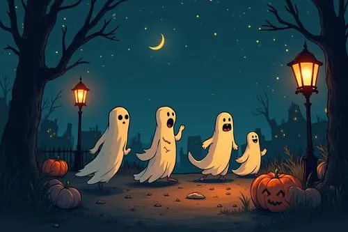 halloween ghosts,halloween wallpaper,halloween background,halloween illustration,ghosts,haloween