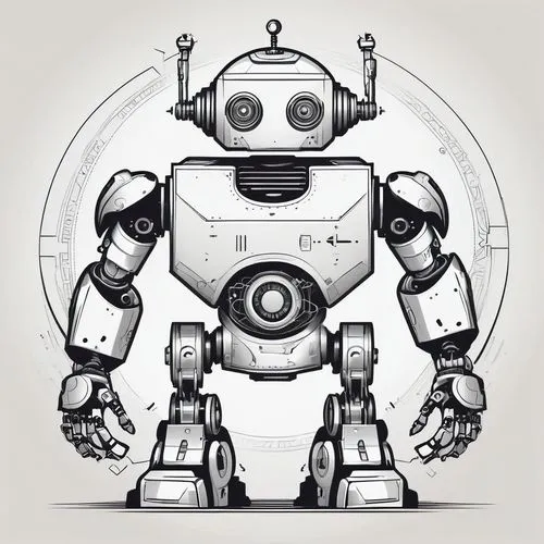 automator,minibot,robotlike,ballbot,robot,robot icon,Illustration,Vector,Vector 01