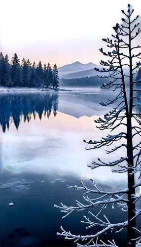 winter lake,frozen lake,tarn,adirondack,adirondacks,gunatillake,evening lake,winter background,ossipee,alpine lake,winter landscape,loch,opeongo,mountainlake,blue painting,vinter,watercolor blue,glacial lake,beautiful lake,forest lake,Illustration,Realistic Fantasy,Realistic Fantasy 40