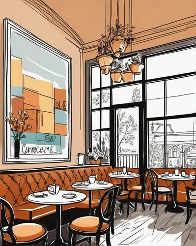 paris cafe,brasserie,tearoom,petrossian,parisian coffee,ice cream parlor,brasseries,tearooms,breakfast room,art deco background,the coffee shop,watercolor cafe,seelbach,sketchup,bistrot,bistro,ristorante,soda fountain,locanda,theobroma,Illustration,Black and White,Black and White 04