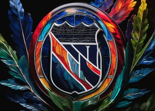 Craft a vibrant and energetic NHL hockey logo that captures the spirit of the team and energizes the fans.,nz badge,emblem,n badge,national emblem,crest,nicaragua nio,fc badge,nn1,car badge,nepal rs b