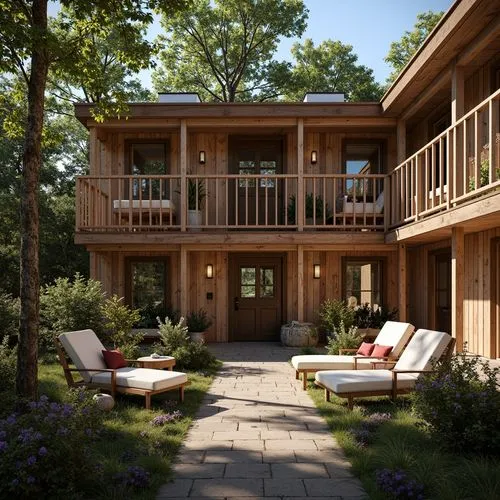 wooden decking,wood deck,chalet,forest house,timber house,summer cottage,decking,cohousing,lodges,summer house,cabins,tree house hotel,treehouses,elveden,landscaped,deckhouse,wooden house,limewood,front porch,meadowood